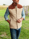 Criquet Jackson Vest in Khaki
