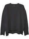 Black Hi Low Side Slit Sweater from Fifteen Twenty