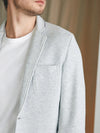 Inlet Knit Blazer Heather Grey Faherty Brand for Men Men's Blazers