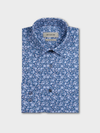 Bugatchi's James OoohCotton® Floral Shirt in Cobalt