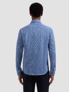 Bugatchi's James OoohCotton® Floral Shirt in Cobalt