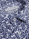 Bugatchi's Miles OoohCotton® Floral Short-Sleeve Shirt in Navy