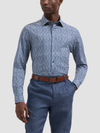 Bugatchi's James OoohCotton Floral Shirt in Navy
