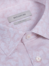 Bugatchi's James OoohCotton Floral Shirt in Peach