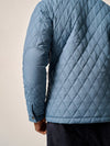 Juno Quilted Snap Jacket in Sailor