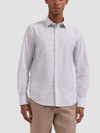 Julian Floral Shirt in Hazy Blue