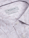 Julian Floral Shirt in Hazy Blue