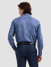 Bugatchi's Axel Floral Shirt in Navy