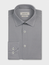 Bugatchi James OoohCotton® Geometric Shirt in White