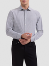 Bugatchi James OoohCotton® Geometric Shirt in White