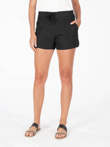  Kut from the Kloth Drawcord Linen Short in Black