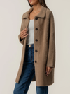 Kut From The Kloth's Blythe Long Sweater Jacket in Tan 