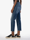 Kut from the Kloth Rachel High Rise Fab Ab Mom Jean in Explore w/ Darkstone Base Wash