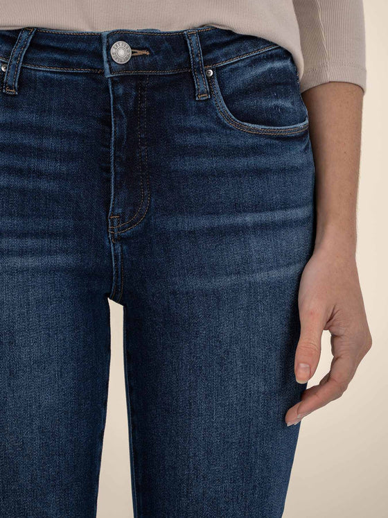 Kut from the Kloth Reese High Rise Ankle Straight Leg in Enchantment