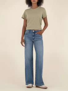  Jean High Rise Wide Leg Pant