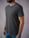 Ace Rivington's Super Soft "Supima" Cotton Tee in Carbon