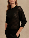 Varley Kershaw Knit Sweater in Black