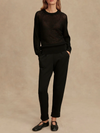 Varley Kershaw Knit Sweater in Black