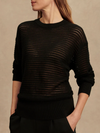 Varley Kershaw Knit Sweater in Black