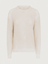 Varley Kershaw Knit Sweater in Egret