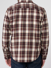 Liverpool's Button Up Long Sleeve Shirt in Ecru Burnt Henna Multi