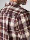 Liverpool's Button Up Long Sleeve Shirt in Ecru Burnt Henna Multi