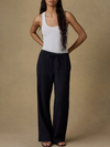 Faherty Laidback Gauze Pant in Black
