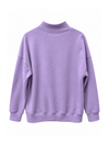 Kato Cozy Mock Neck Sweatshirt 2.0 in Purple
