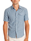 Criquet Hemp Cotton Pearl Snap in Light Blue