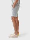 Criquet Jacquard Cruiser Terry Short in Striped Jacquard Natural