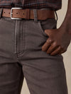 Faherty Brand Stretch Terry 5-Pocket Pant in Coast Brown