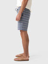 Faherty Brand Whitewater Sweatshort in Seabrook Stripe