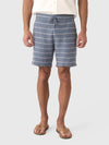 Faherty Brand Whitewater Sweatshort in Seabrook Stripe