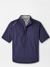 Peter Millar Shield Short-Sleeve Rain Shell in Navy