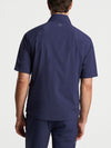 Peter Millar Shield Short-Sleeve Rain Shell in Navy