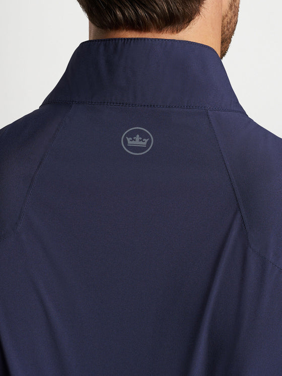 Shield Short-Sleeve Rain Shell in Navy