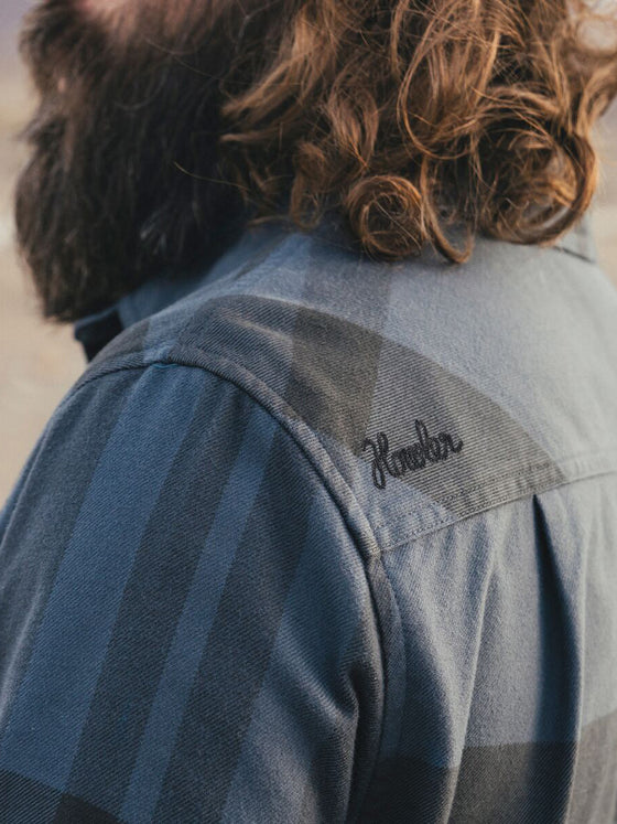 Howler Bros Harker's Flannel Mega Plaid in Petrol