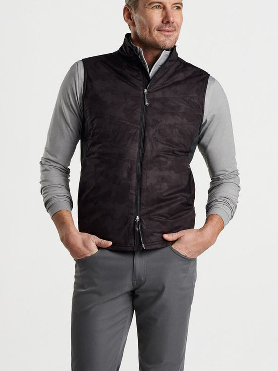 Peter Millar Fuse Elite Hybrid Vest in Black