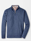 Peter Millar Crown Sweater Fleece Quarter-Zip in Stardust