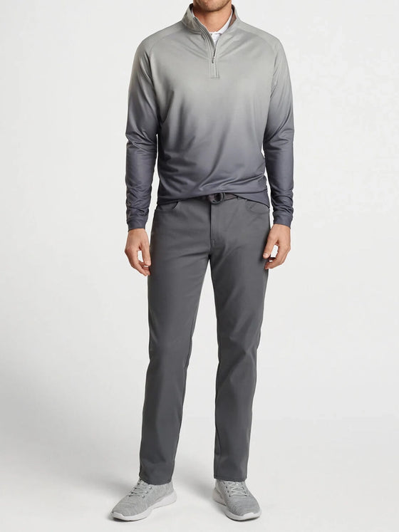 Perth Ombre Performance Quarter Zip in Gale Grey