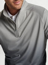 Perth Ombre Performance Quarter Zip in Gale Grey