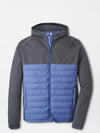 Peter Millar All Course Hybrid Hoodie in Astral Blue