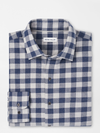 Delta Cotton Sport Shirt in Navy