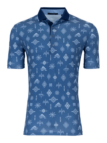  Woven Spirits Polo in Fjord