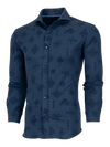 Greyson Woven Spirits Woodward Knit Shirt in Fjord blue