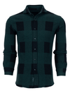 Greyson Buffalo Fleece Woodward Knit Shirt in Scareb green