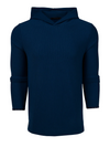 Greyson's Traverse Waffle Hoodie in Maltese Blue