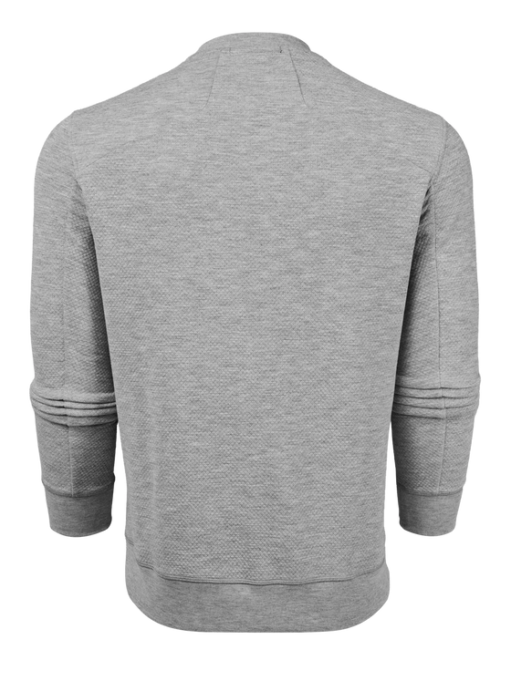Greyson Troy Crewneck in Smoke Heather