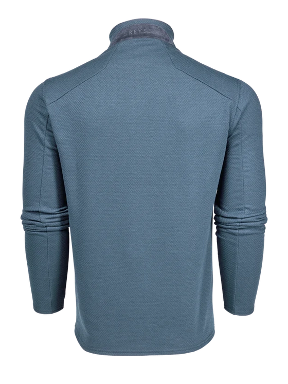Greyson Troy Quarter Zip in Vintage Indigo