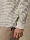 Faherty Brand Sunwashed Slub Hoodie Cedar Falls Stripe
